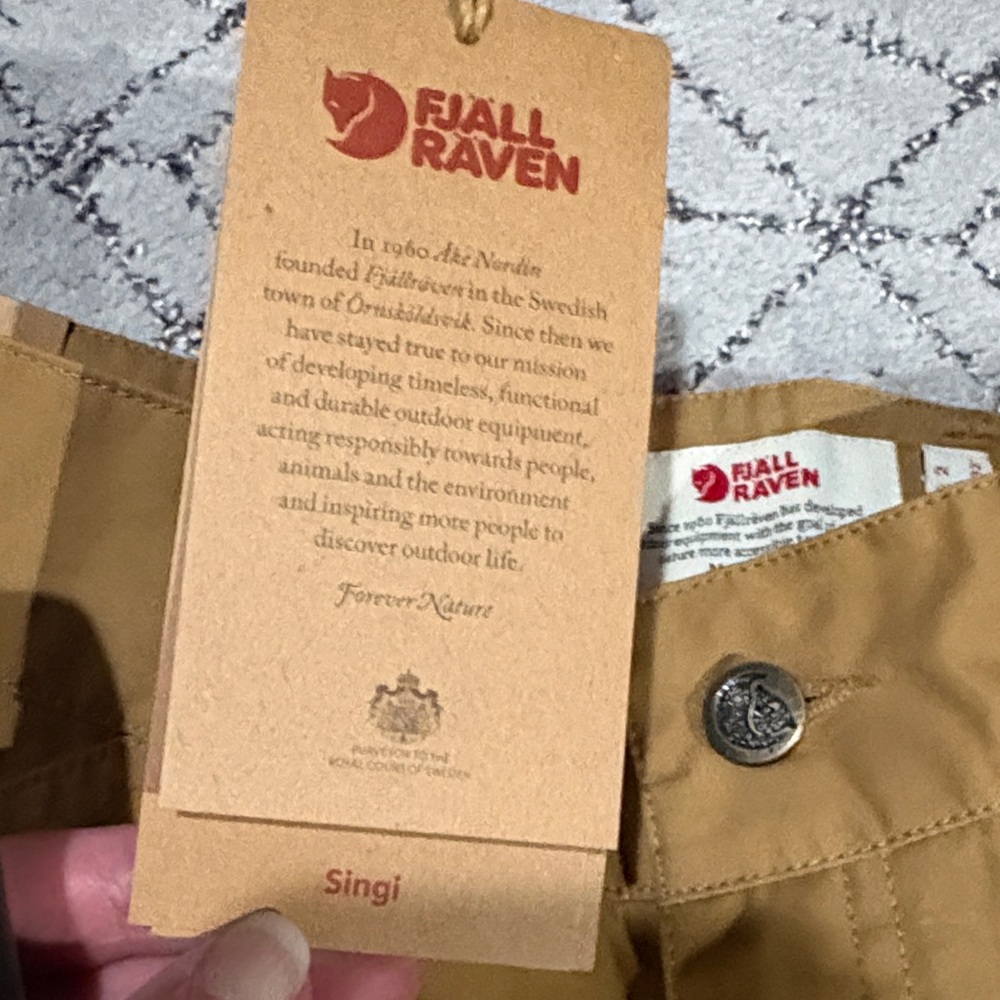 Fjallraven Brown Straight Leg Pants - Picture 3 of 9